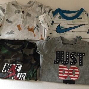Nike Kids Onesies- Gray, Blue, Green, Black
